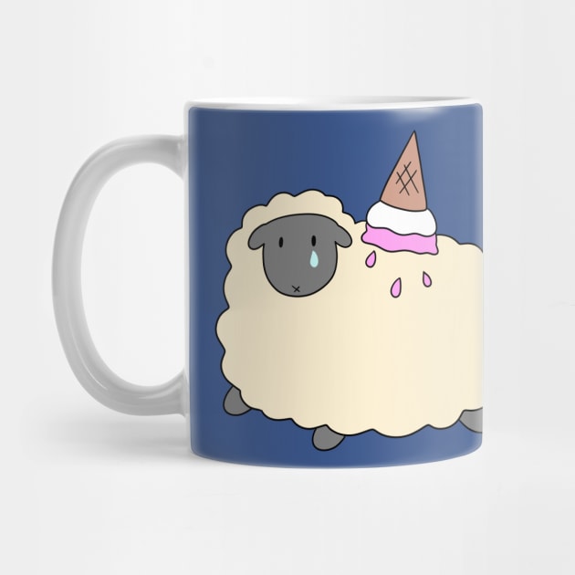 Sad Icecream Cone Sheep by saradaboru